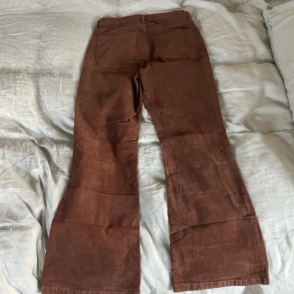 High Rise Flare 70s Cords Pants Petite Length - Picture 4 of 6